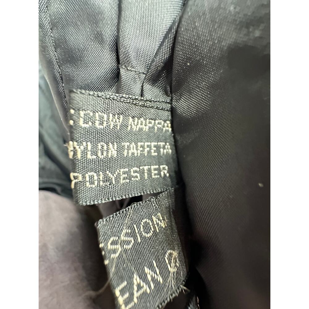 Steinmark L Wilsons $650 Heavy LEATHER Motorcycle Jacket Rider Safety Black 44 - Picture 9 of 12